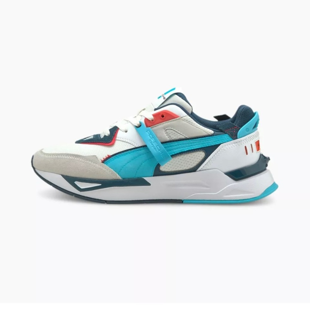 [306942-02] PUMA Porsche Legacy Mirage Sport Shoes White *NEW* without Box.